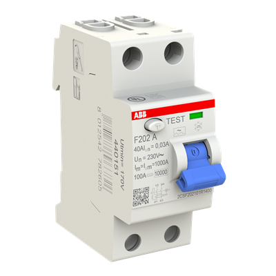 INTERRUPTOR DIFERENCIAL 2X40A 30MA F202 A-40/0.03 2CSF202101R1400 ABB - Imagen 2