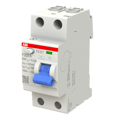 INTERRUPTOR DIFERENCIAL 2X63A 30MA F202 A-63-0
