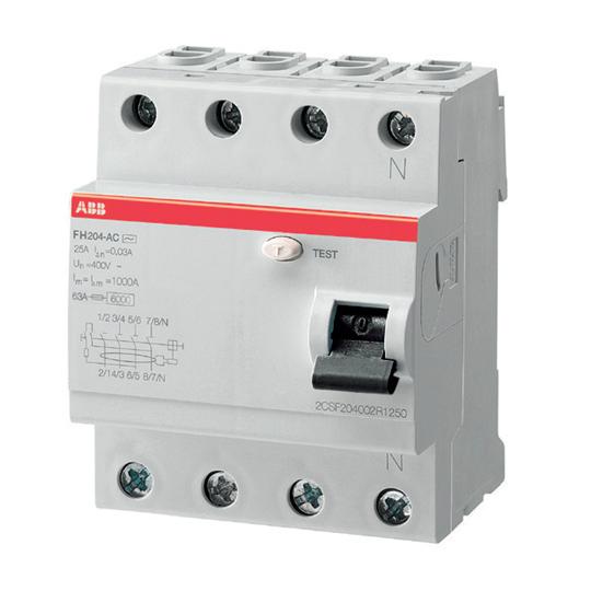 INTERRUPTOR DIFERENCIAL 4X63A 30MA FH204 AC-63-0