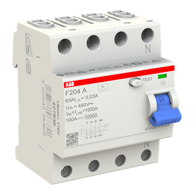 INTERRUPTOR DIFERENCIAL 4X63A 30MA F204 A-63/0.03 2CSF204101R1630 ABB - Imagen 2