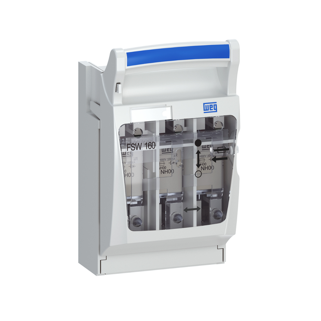 FSW160-3 Interruptor Seccionador Trifasico Portafusible Tipo NH Tam 00