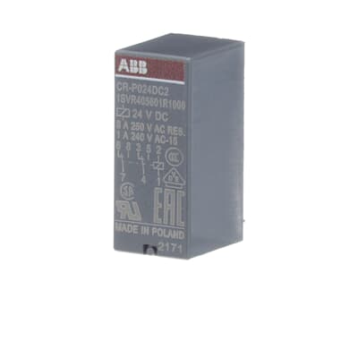 RELE ENCHUFABLE 8 PINES 2NA/NC 8A 250V, BOB. 24VDC CR-P024DC2 1SVR405601R1000 ABB - Imagen 2