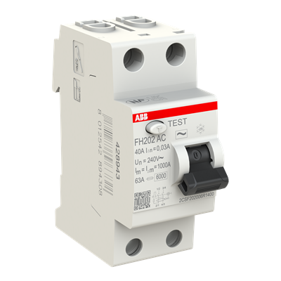 INTERRUPTOR DIFERENCIAL 2X40A 30MA FH202 AC-40/0.03 2CSF202066R1400 ABB - Imagen 2