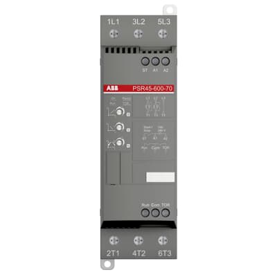 ARRANCADOR SUAVE 45A 15HP/11kW/230VAC 30HP/22kW/400VAC VN:600V PSR45-600-70 1SFA896111R7000 ABB - Imagen 2