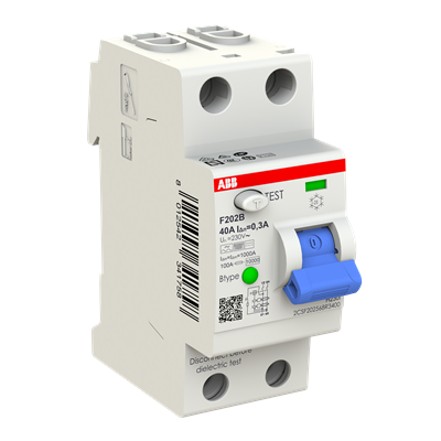INTERRUPTOR DIFERENCIAL 2X40A 300mA F202 B-40/0,3 TIPO B 2CSF202568R3400 ABB - Imagen 2