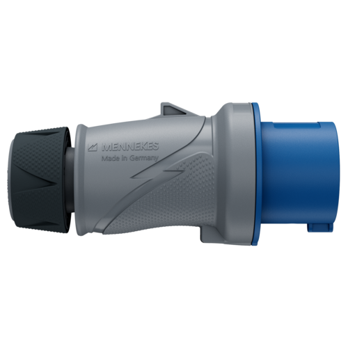 ENCHUFE 16AMP 3P+T 250V AZUL 9H IP54 POWERTOP XTRA 13505 MENNEKES - Imagen 2