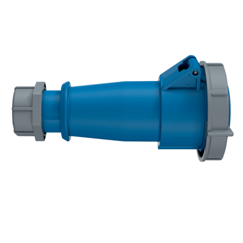 TOMA AEREO 32AMP 3P+T 250V AZUL 9H IP67 555 MENNEKES - Imagen 2
