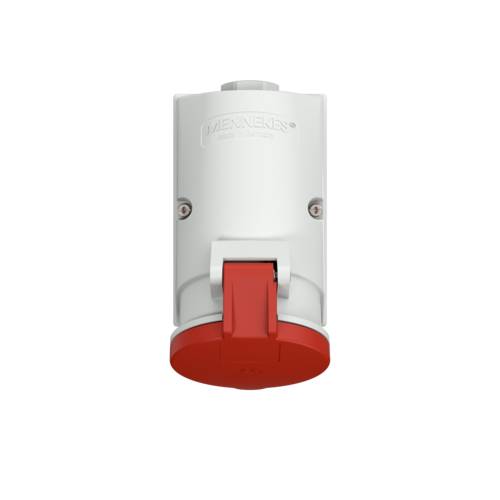 TOMA VISIBLE 32AMP 2P+T 415V ROJO 9H IP44 1422 MENNEKES - Imagen 2